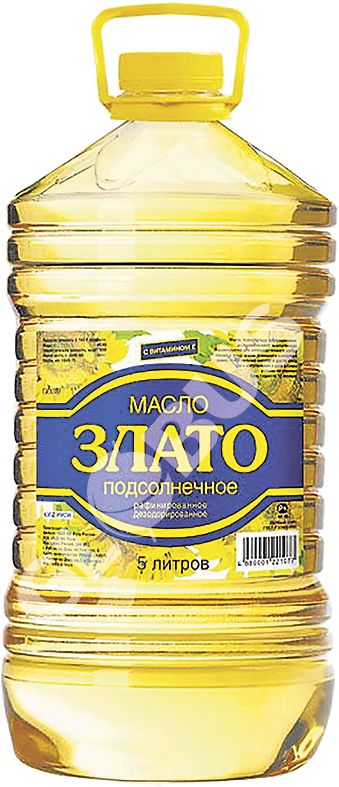 Доставка Масло подсолнечное Злато 5л на дом по низкой цене.globus-online.kg.