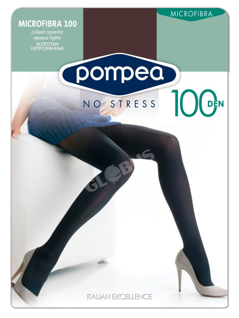 Доставка Колготки Pompea Микрофибра 100den Nero 4L на дом по низкой цене.  globus-online.kg.